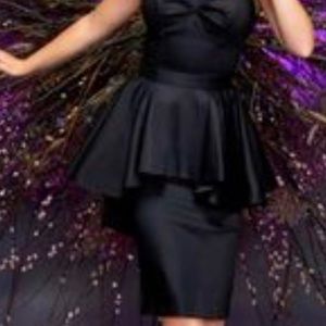 Pinup Girl Clothing Gloria black dress!!